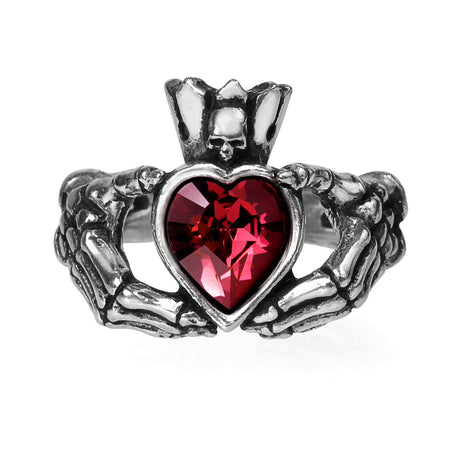 Claddagh By Night Ring - Size 6 - Magick Magick.com
