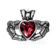 Claddagh By Night Ring - Size 6 - Magick Magick.com