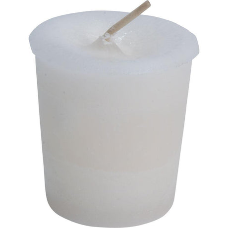 Cleansing Herbal Reiki Charged Votive Candle - White - Magick Magick.com
