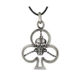 Clover Skull Pendant - Magick Magick.com