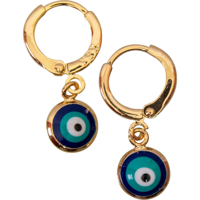 Copper Evil Eye Protection Earrings - Blue - Magick Magick.com