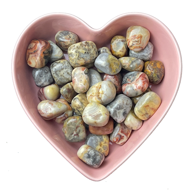 Crazy Lace Agate Tumbled Stone Natural Gemstone - One Stone - Magick Magick.com