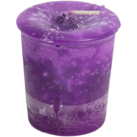 Crown Reiki Charged Chakra Votive Candle - Purple - Magick Magick.com