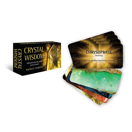 Crystal Wisdom Inspiration Cards by Rachelle Charman - Magick Magick.com