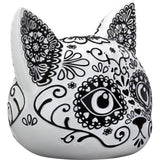 Day of the Dead Statue - Kitty Head Sugar Skull - Magick Magick.com