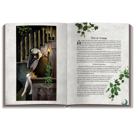 Deviant Moon Tarot Book (Hardcover) by Patrick Valenza - Magick Magick.com