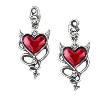 Devil Heart Earrings - Magick Magick.com