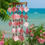 Diamond Capiz Chime - Red - Magick Magick.com