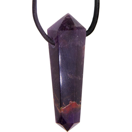 Double Terminated Point Necklace - Amethyst - Magick Magick.com