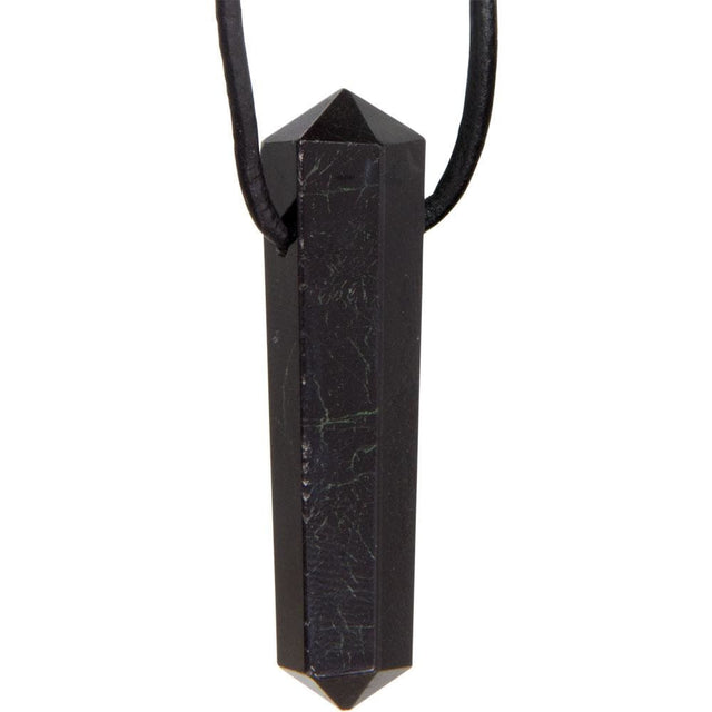 Double Terminated Point Necklace - Black Tourmaline - Magick Magick.com