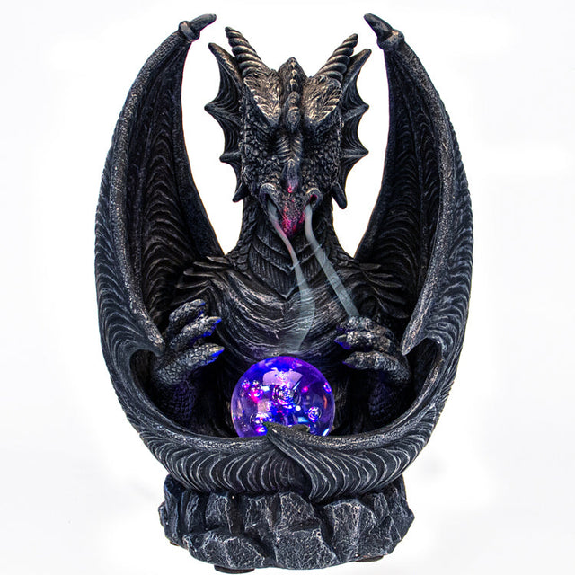 Dragon Backflow Incense Burner with LED Light - Magick Magick.com