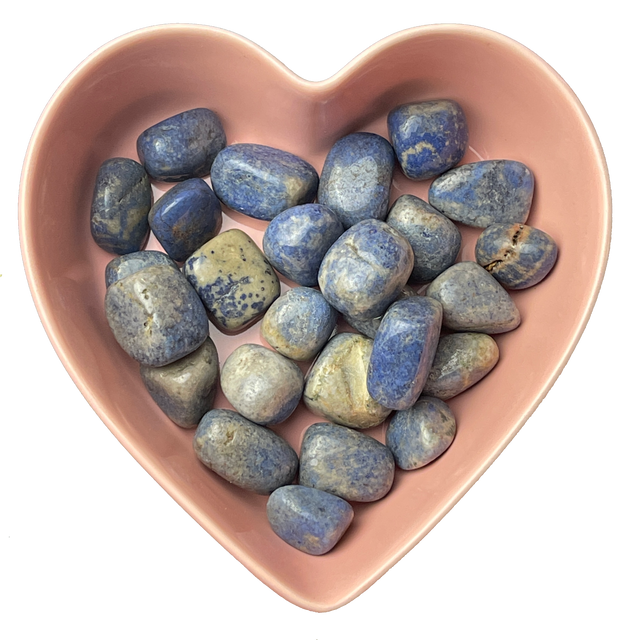 Dumortierite Tumbled Stone Natural Gemstone - One Stone - Magick Magick.com