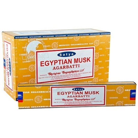 Egyptian Musk Satya Incense Sticks 15 gram - Magick Magick.com