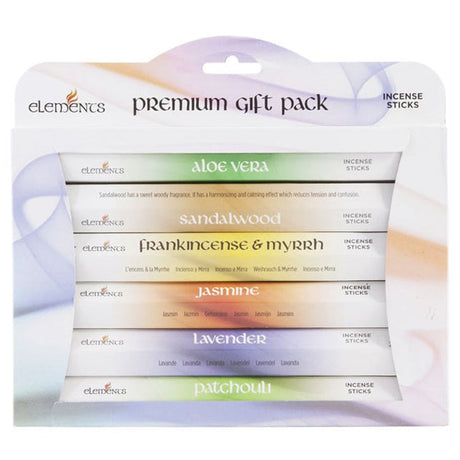 Elements Incense Stick Gift Pack - Premium (Pack of 6) - Magick Magick.com