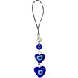 Evil Eye Talisman Cell Holder - Triple Heart - Magick Magick.com