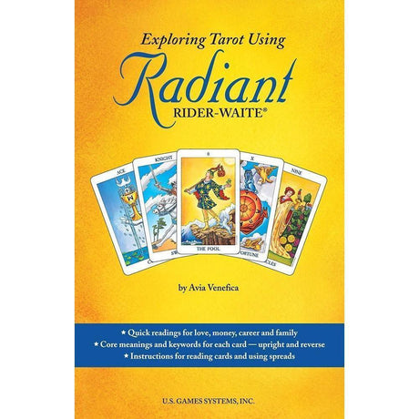 Exploring Tarot Using Radiant Rider-Waite Tarot Deck & Book Set by Avia Venefica - Magick Magick.com