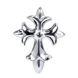 Fleur Cross Stainless Steel Pendant - Magick Magick.com