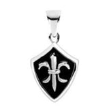 Fleur Shield Stainless Steel Pendant - Magick Magick.com