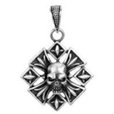 Fleur Skull Pendant - Magick Magick.com