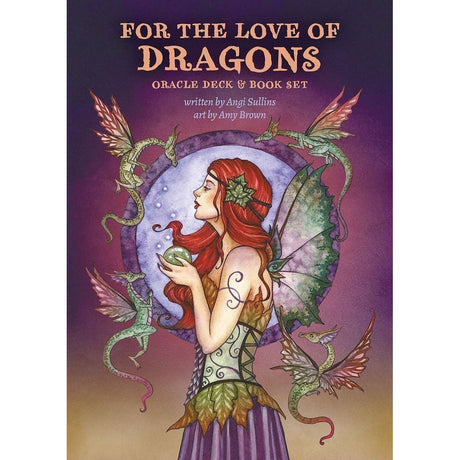 For the Love of Dragons: Oracle Deck & Book Set by Angi Sullins, Amy Brown - Magick Magick.com