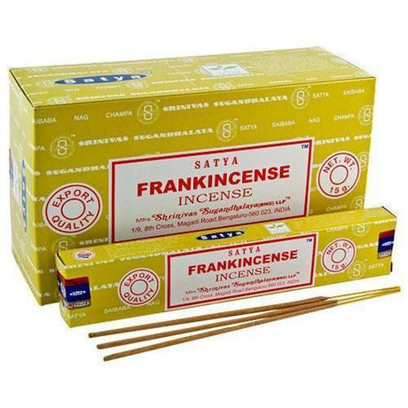 Frankincense Satya Incense Sticks 15 gram - Magick Magick.com