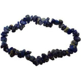 Gemstone Chips Elastic Bracelet - Lapis - Magick Magick.com