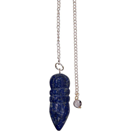 Gemstone Polished Pendulum - Lapis - Magick Magick.com