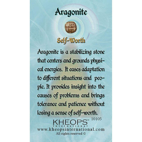 Gemstone Properties Info Card - Aragonite - Magick Magick.com