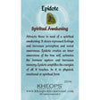 Gemstone Properties Info Card - Epidote - Magick Magick.com