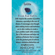 Gemstone Properties Info Card - Iolite - Magick Magick.com