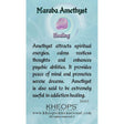 Gemstone Properties Info Card - Maraba Amethyst - Magick Magick.com