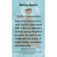 Gemstone Properties Info Card - Smoky Quartz - Magick Magick.com