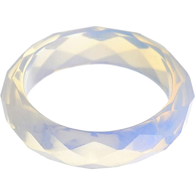 Gemstone Rings - Faceted - Opalite (Pack of 25) - Magick Magick.com