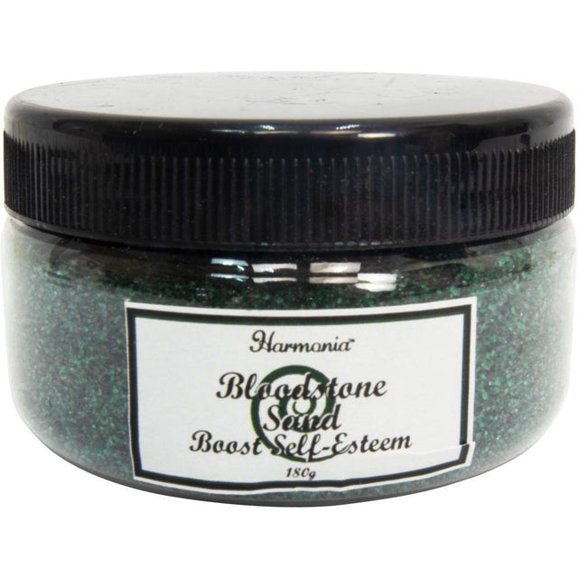Gemstone Sand Jar 180 gram - Bloodstone - Magick Magick.com