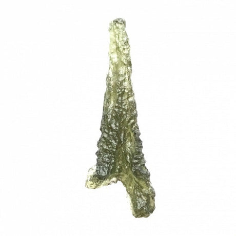 Genuine Moldavite Rough Gemstone - 3.2 grams / 16 ct (46 x 15 x 7 mm) - Magick Magick.com