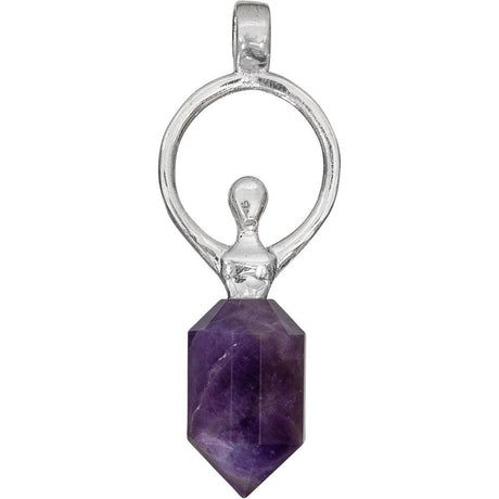 Goddess Pendant - Amethyst Vogel Point - Magick Magick.com