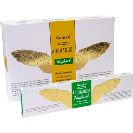 Goloka Archangel Incense 15 grams - Raphael (Pack of 12) - Magick Magick.com
