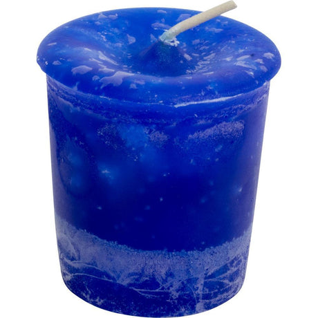 Good Health Herbal Reiki Charged Votive Candle - Blue - Magick Magick.com