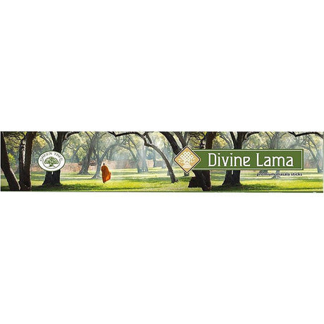 Green Tree Incense 15 gram - Divine Lama (Pack of 12) - Magick Magick.com