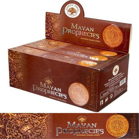 Green Tree Incense 15 gram - Mayan Prophecies (Pack of 12) - Magick Magick.com