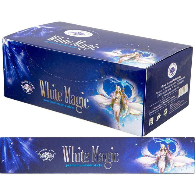 Green Tree Incense 15 gram - White Magic (Pack of 12) - Magick Magick.com