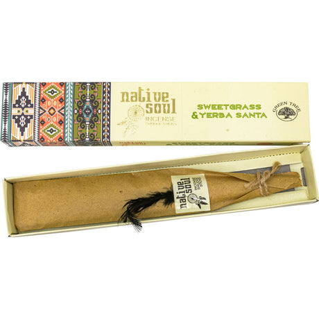 Green Tree Native Soul Incense 15 gram - Sweet Grass & Yerba Santa - Magick Magick.com