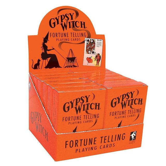 Gypsy Witch Fortune Telling Cards 12-Deck Display - Magick Magick.com
