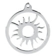 Halo Sun Stainless Steel Pendant - Magick Magick.com