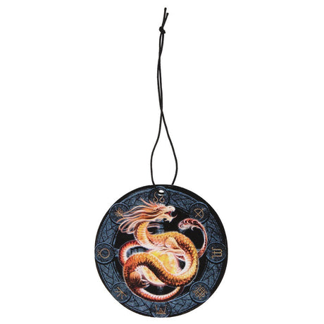 Hanging Air Freshener - Anne Stokes - Litha Dragon (Floral Scented) - Magick Magick.com