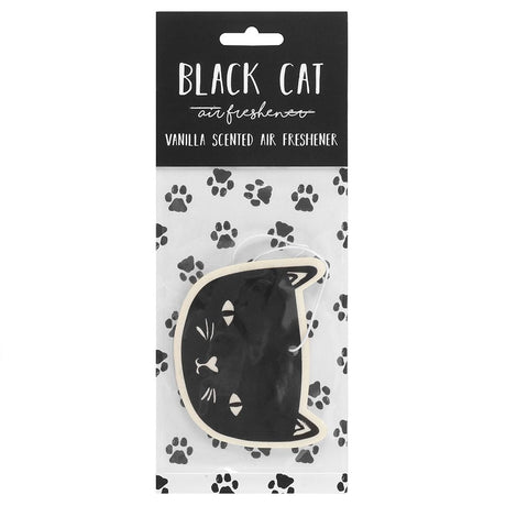 Hanging Air Freshener - Black Cat (Vanilla Scented) - Magick Magick.com