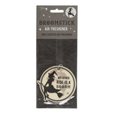 Hanging Air Freshener - Broomstick (Rose Scented) - Magick Magick.com