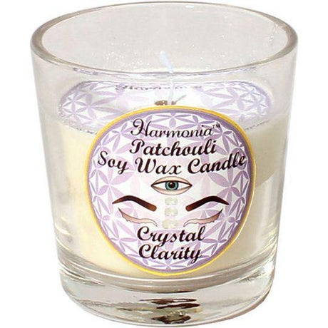 Harmonia Soy Gem Votive Candle - Clarity Clear Quartz (Pack of 6) - Magick Magick.com