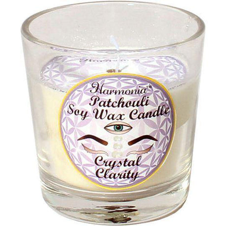 Harmonia Soy Gem Votive Candle - Clarity Clear Quartz - Magick Magick.com