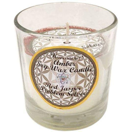 Harmonia Soy Gem Votive Candle - Problem Solver Tiger Eye (Pack of 6) - Magick Magick.com